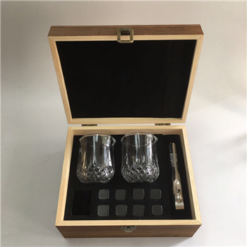 Whiskey Stones and Glass Set