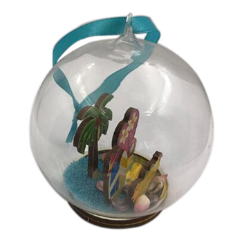 Glass Snow Globe Ornament