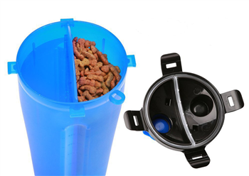 Pet Food Container with Collapse Bowls