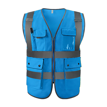  Safety Vest with Clear Pocket