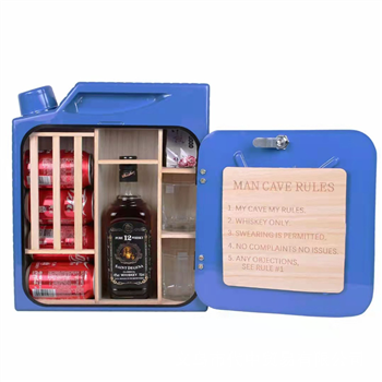 Mini Gasoline Barrel Wine Cabinet Display