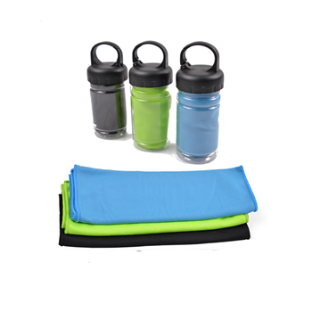 Cooling Towel with Handle Bottle