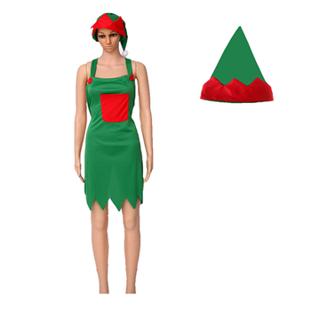 Christmas Elf Apron and Elf Hat