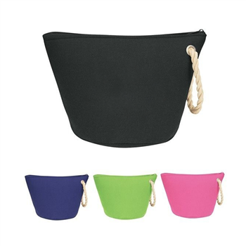 Cosmetic Bag with Rope Strap