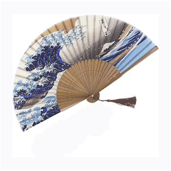 Bamboo Silk Fan