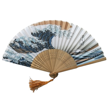 Bamboo Silk Fan