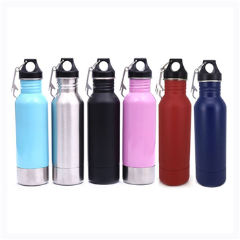 12oz Single Wall Thermos Bottle with Bottle Opener