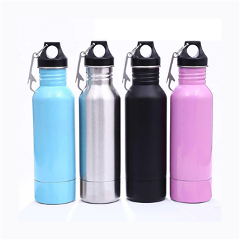 12oz Single Wall Thermos Bottle with Bottle Opener