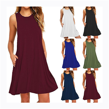 Sleeve A-line Dress