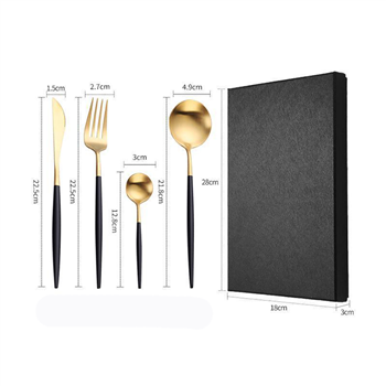 4-pieces Stainless Steel Flatware Set
