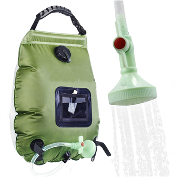 5 Gallons Solar Heating Camping Shower Bag