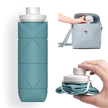 Silicone Foldable Travel Water bottle 