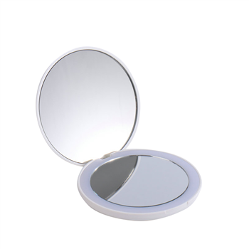 Round LED pocket mirror