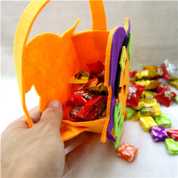 Halloween Trick or Treat Felt Bags