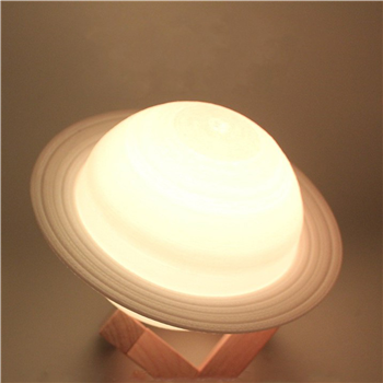 3D Print LED Saturn Shaped Slapping Night Light	