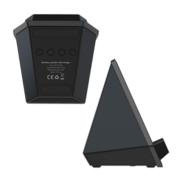 Digital Alarm Clock Wireless Charging Speaker
