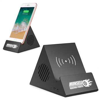 Triangle 3-in-1 Wireless charging Bluetooth Speaker