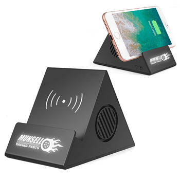 Triangle 3-in-1 Wireless charging Bluetooth Speaker