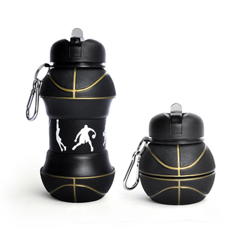 Collapsible Silicone Sporty Bottle
