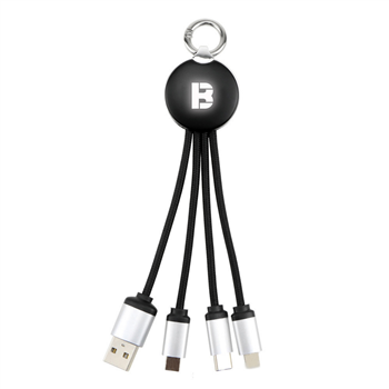 3 in 1 Light Up Logo Charging Cable 