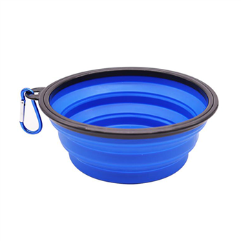 8" Silicone Collapsible Pet Bowl