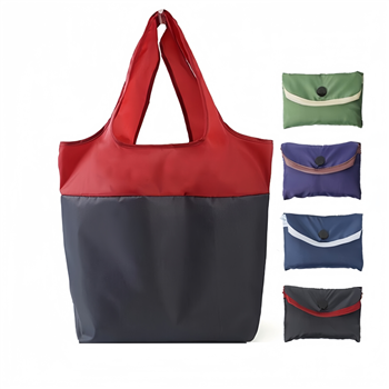 Eco-Friendly Folding Tote Shopping Bag fits in Pocket