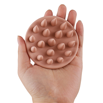 Silicone scalp massager