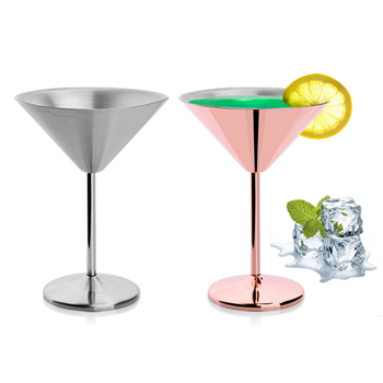 Stainless Steel Martini Glass