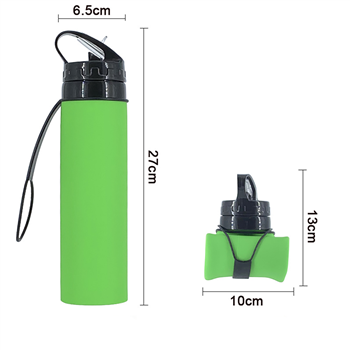 21OZ Collapsible silicone water bottle