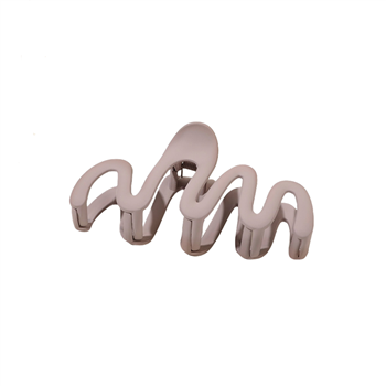 Matte Fish Wave Design Hair Claw Clip