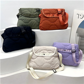 Quilted Puffer Crossbody  bag