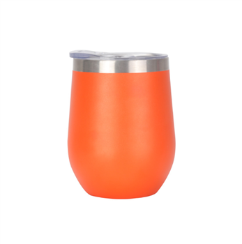 Plastic sprayed stainless steel cup