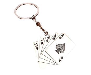 Playing Card Keychain