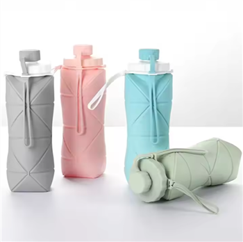 Folding Silicone Water Bottle 