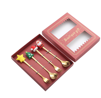 Christmas Gift Metal Coffee Spoon