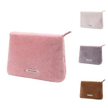 Plush Cosmetic Bag