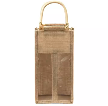 Jute Wine Bag