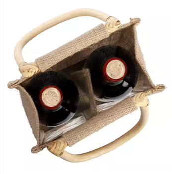 Jute Wine Bag