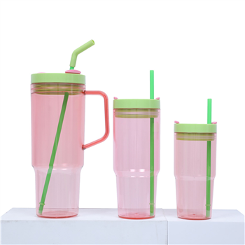 40oz 3 in 1 Travel Tumblers Set with Straw