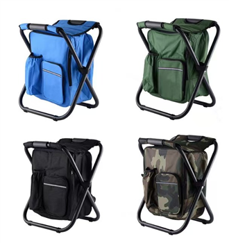 Folding Camping Chair With Cooler Bag