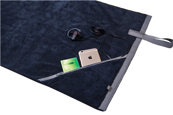 Zip-Pocket Gym Towel