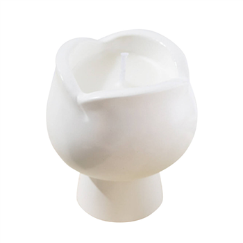 Ceramic Tulip Flower Scented Candle