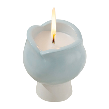 Ceramic Tulip Flower Scented Candle