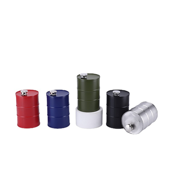 25 oz Oil Barrel Shape Hip Flask