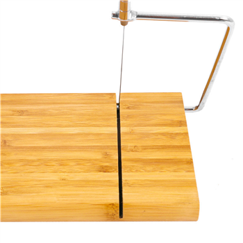 Bamboo Cutting Board with Slicer