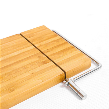 Bamboo Cutting Board with Slicer