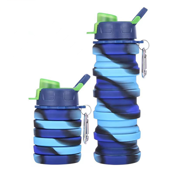 17oz Silicone Folding Water Bottle