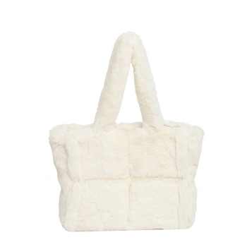 Fluffy Tote Bag for Women