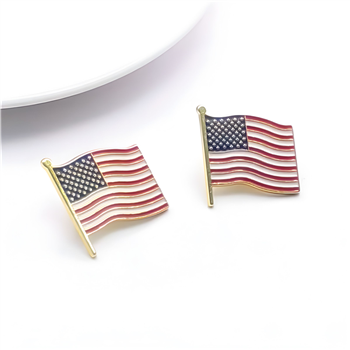 USA Flag Pin Badge