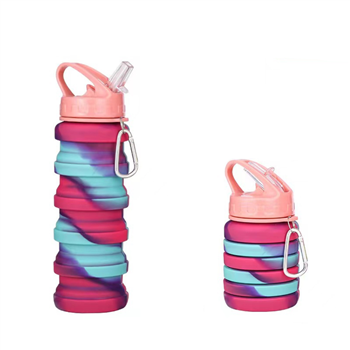 17oz Silicone Folding Water Bottle